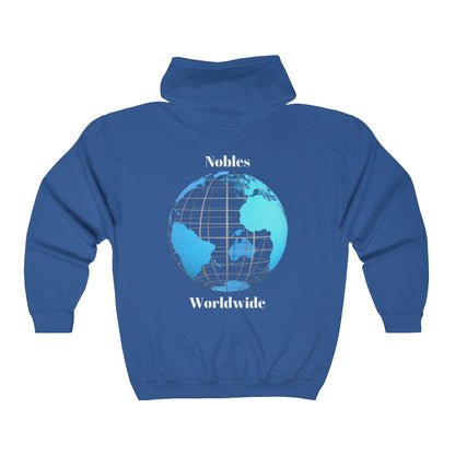 Nobles Worldwide Zip Up Hoodie