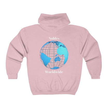 Nobles Worldwide Zip Up Hoodie
